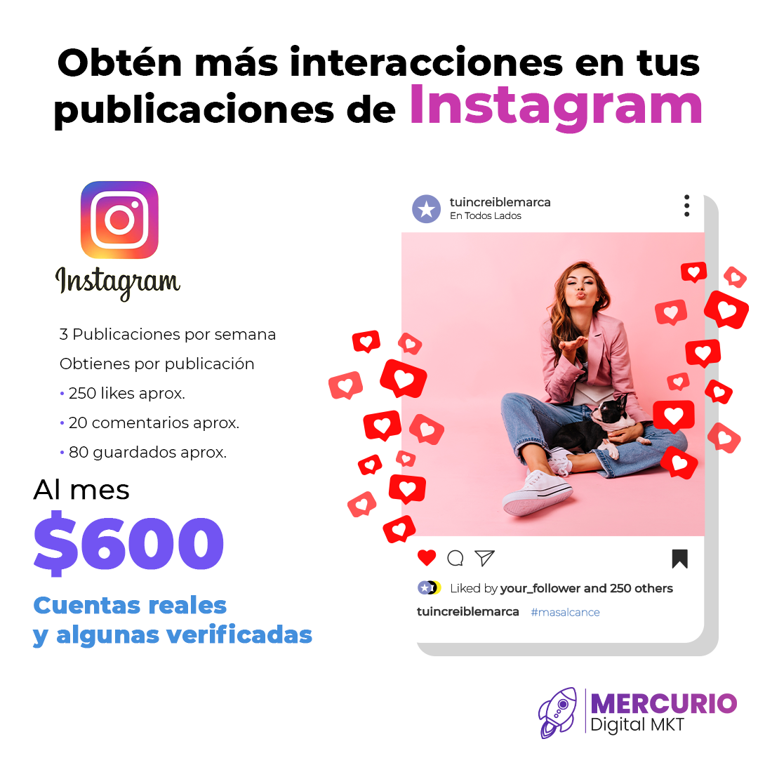 Interacciones en Instagram